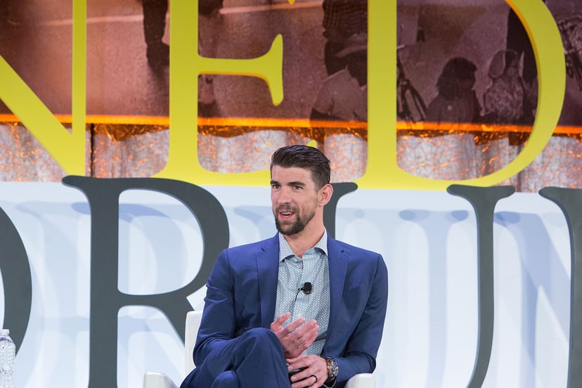 CHICAGO, IL - JANUARY 16:  28-time Olympic Medalist Swimmer Michael Phelps was among the advocates speaking at The Kennedy Forum National Summit On Mental Health Equity And Justice In Chicago at the Chicago Hilton and Tower Hotel on January 16, 2018 in Ch