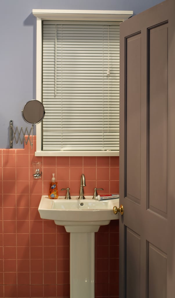 That Pink Bathroom Seinfeld Apartment Tour POPSUGAR Home Photo 25
