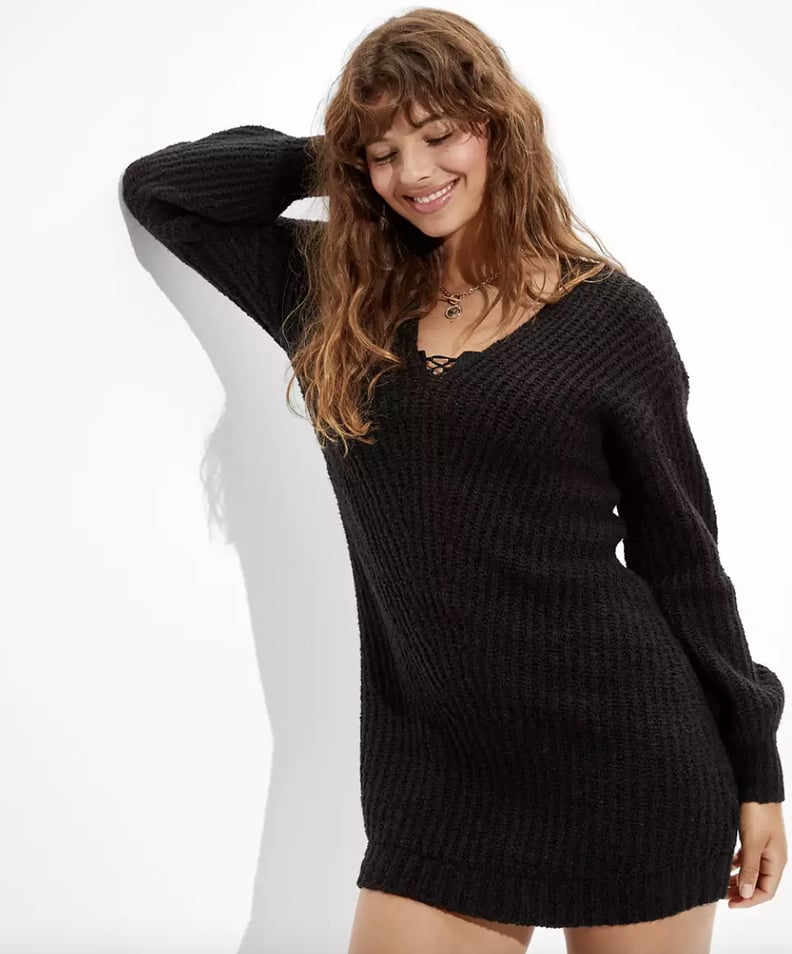 AE V-Neck Sweater Dress