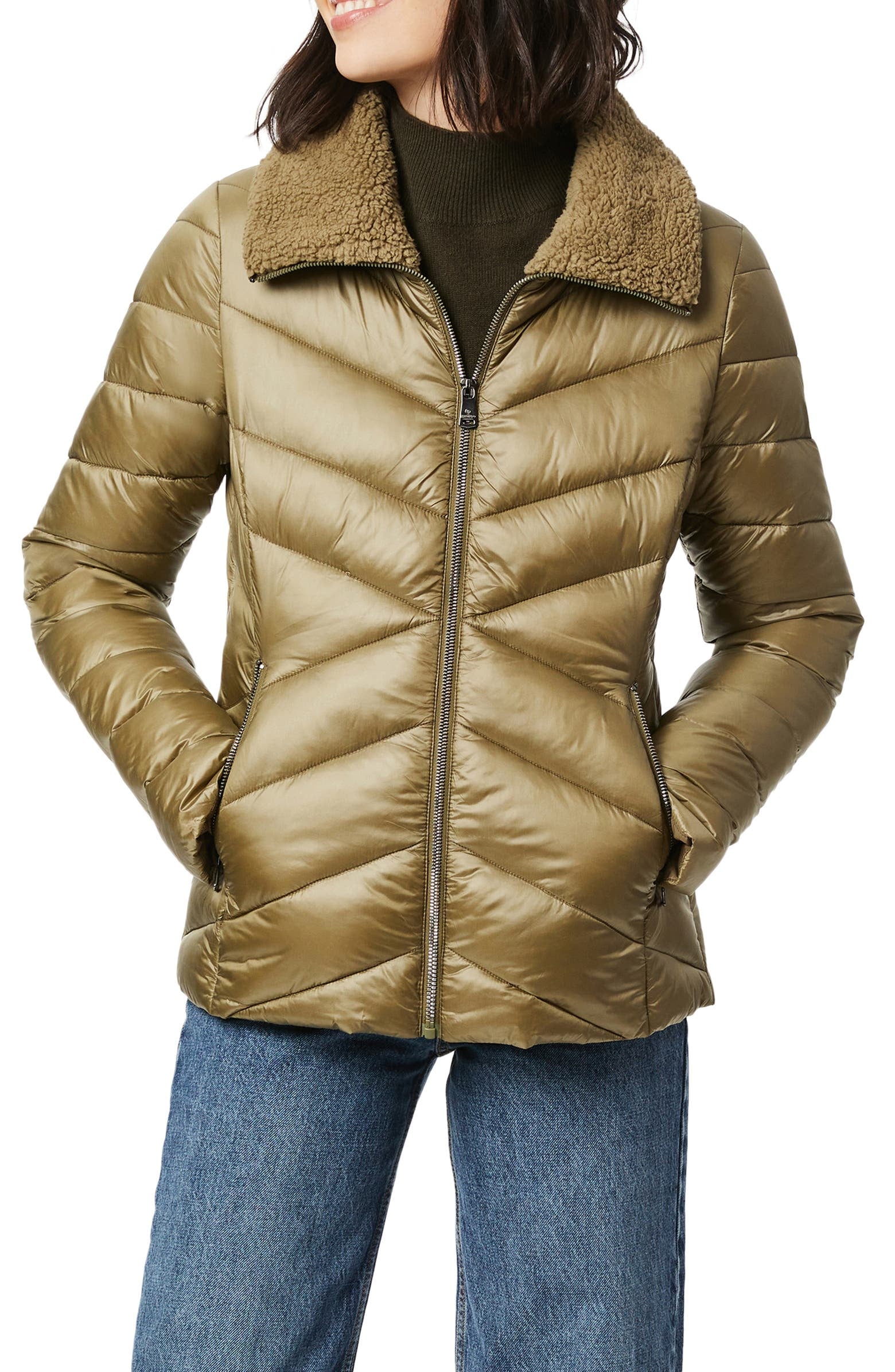 Bernardo online quilted jacket
