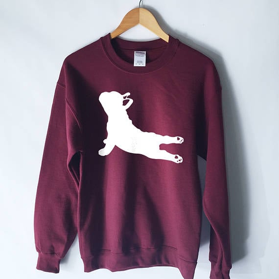 French Bulldog Yoga Pose Sweatshirt