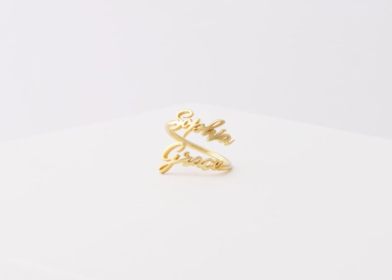 Double Name Ring