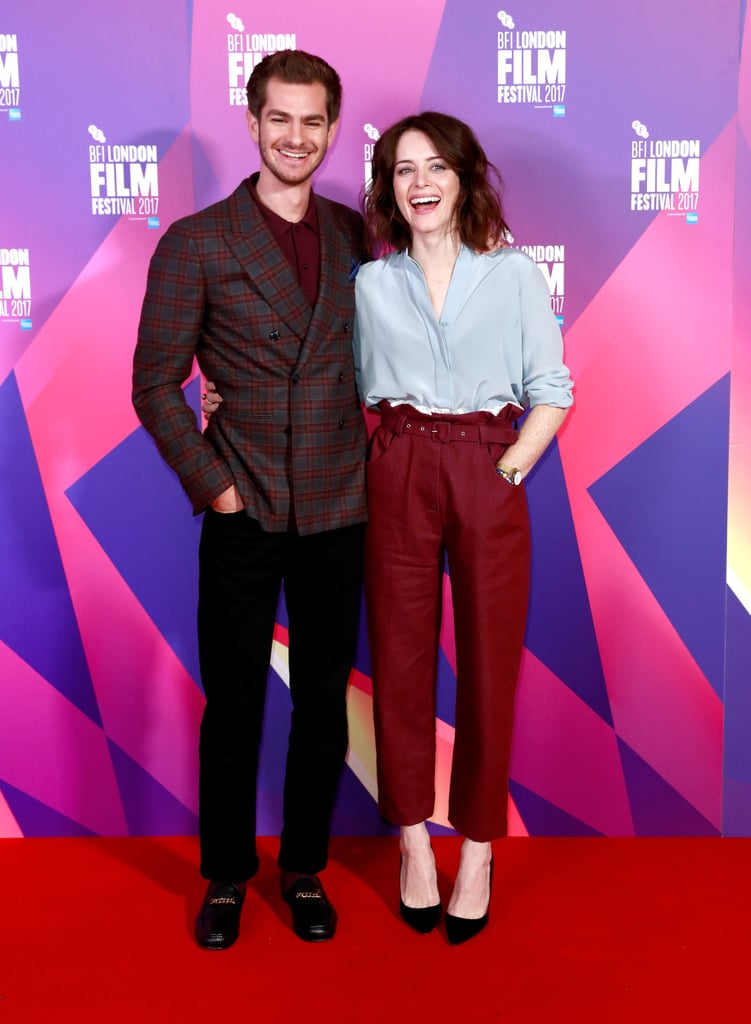 Andrew Garfield and Claire Foy at Breathe Photocall 2017