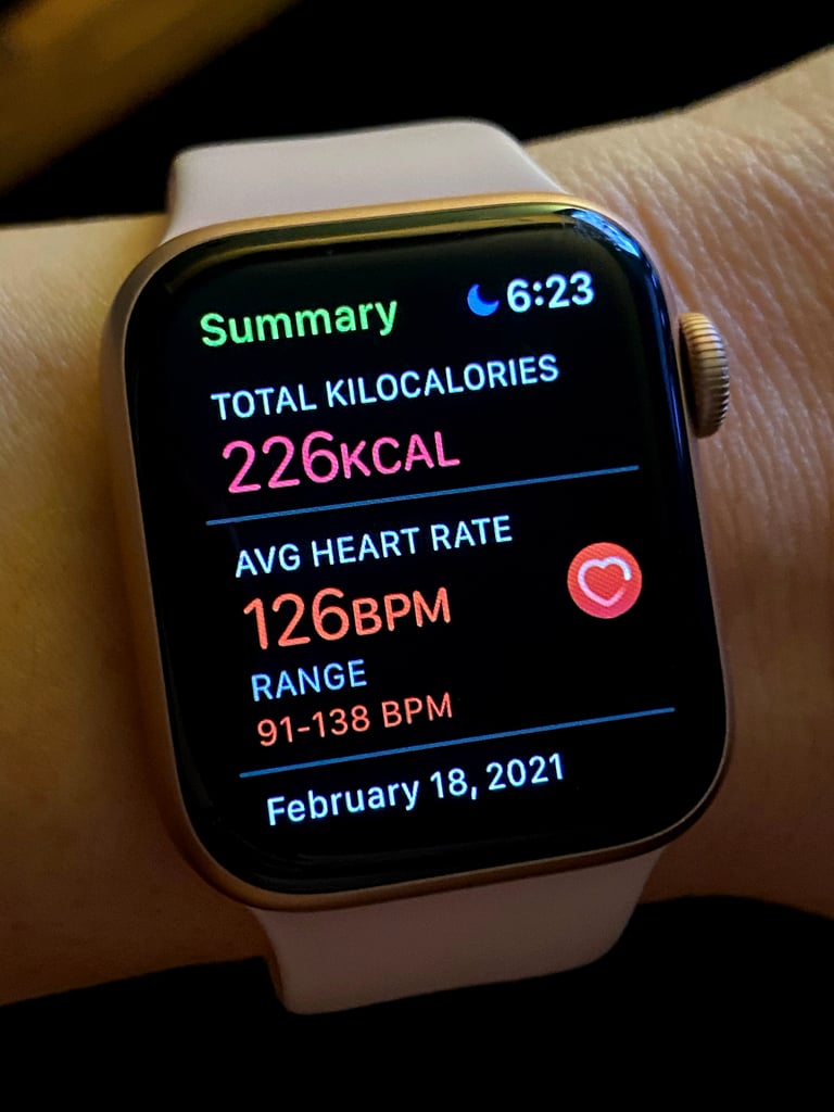 My 12-3-30 Calories Burned
