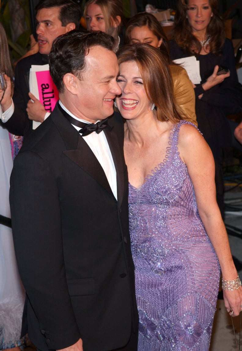 Tom Hanks and Rita Wilson in 2002