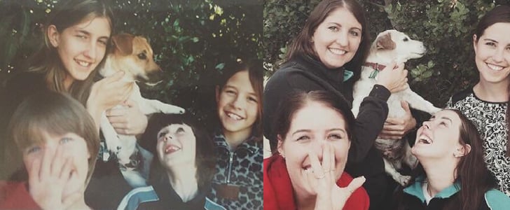 Family Re-Creates Photo With Pet Before Putting Him Down