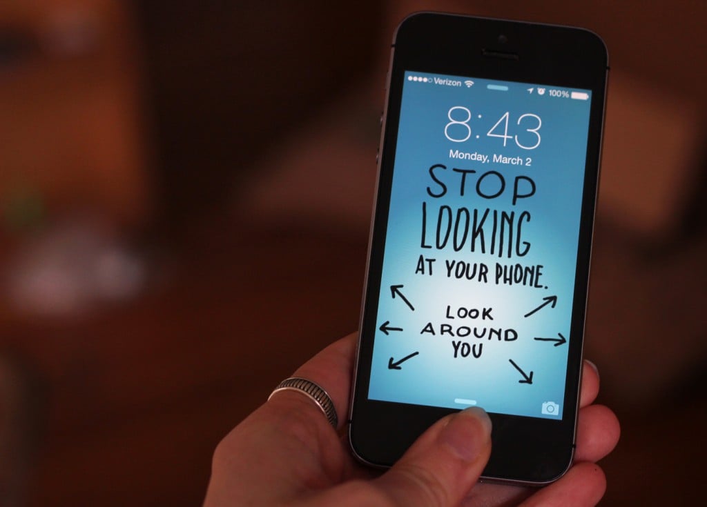 Download "look around you" wallpaper.