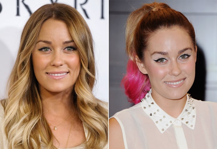 Lauren Conrad: Blonde waves to cotton-candy pink