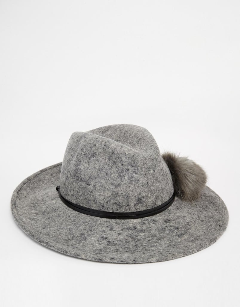 Catarzi Wide Brim Pom Fedora ($63)