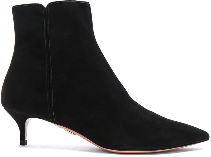 Our Pick: Aquazzura Suede Quant Booties