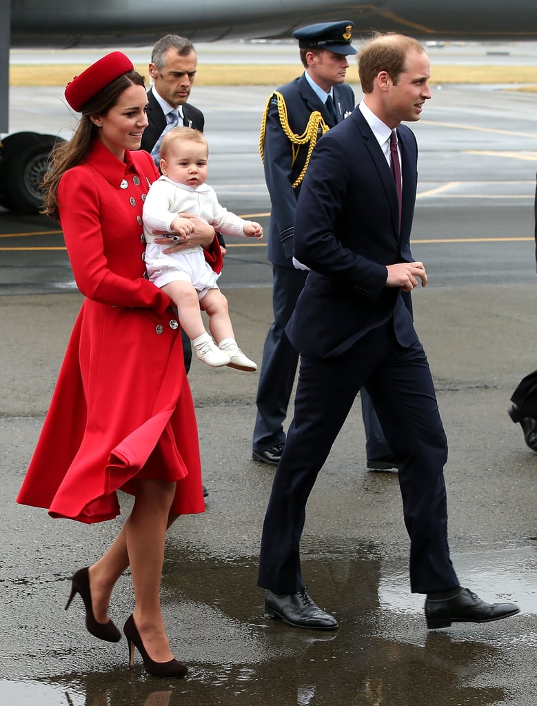 Kate Middleton and Prince William Start Tour With George