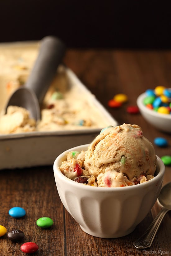 M&M Cookie Dough Ice Cream