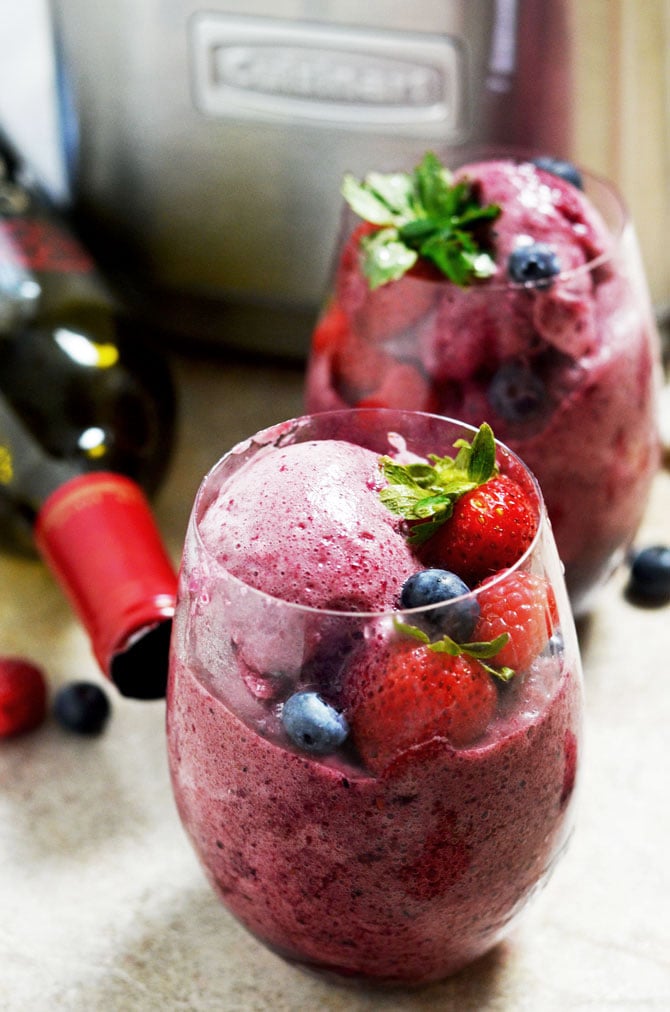 Sangria Sorbet