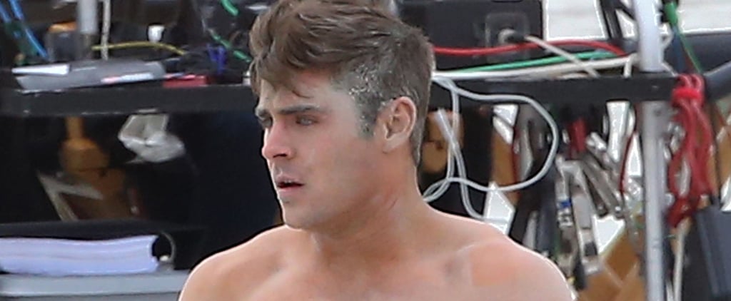 Zac Efron in His Underwear on the Set of Dirty Grandpa