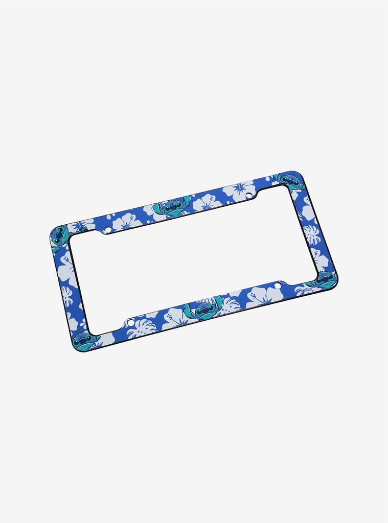 Disney Lilo and Stitch Floral Licence Plate Frame