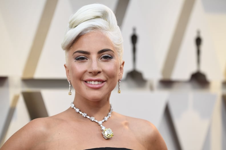 Lady Gaga's Platinum Hair at the Oscars