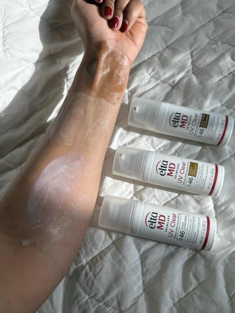 EltaMD UV Clear Face Sunscreen ($19, originally $24)
Finding a good sunscreen can be tricky, but all of that headache ends with EltaMD. The brand's dermatologist-recommended clear sunscreen promises to protect those with oily to combination, acne-prone, and sensitive skin types, thanks to ingredients like niacinamide, vitamin E, lactic acid, and hyaluronic acid. It also comes in three formats — untinted, tinted, and deep tinted, allowing you to find the range that works best for your skin type. One editor confirmed it lives up to the hype in our EltaMD UV Clear Face Sunscreen review. 
Editor Quote: "I've also noticed that some mineral formulations tend to break me out, but the EltaMD UV Clear Broad-Spectrum SPF 46 does not clog my pores or make my skin feel congested. This sunscreen seemingly creates a barrier on my skin, similar to a makeup primer, shielding it from external dust, pollutants, and UV rays. Using the EltaMD UV Clear Broad-Spectrum SPF 46 makes me feel like my skin is actually getting the broad spectrum SPF coverage it needs." — Anvita Reddy, former assistant shopping editor