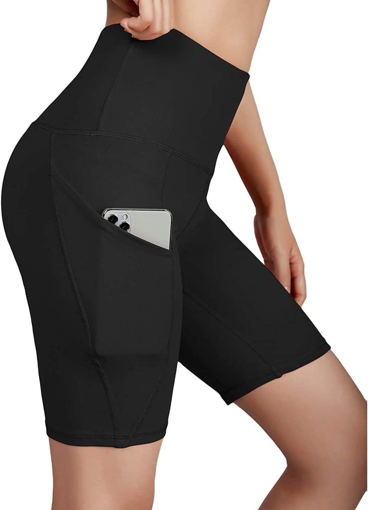 Ododos Dual Pocket High Waist Workout Shorts | The Best Bike Shorts on ...