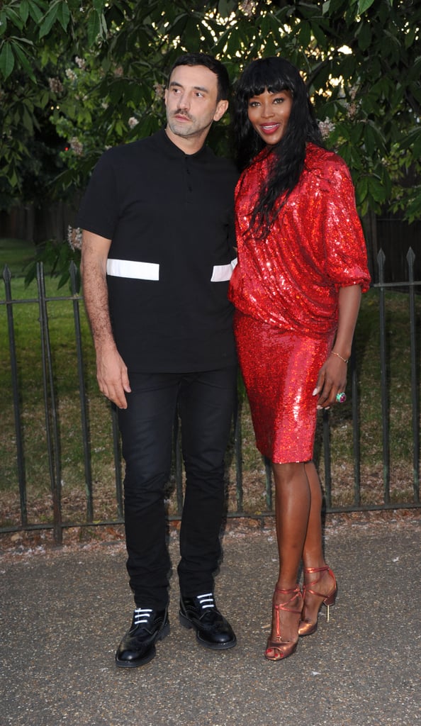 Riccardo Tisci and Naomi Campbell