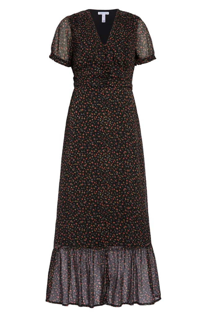 Leith Floral Print Maxi Dress