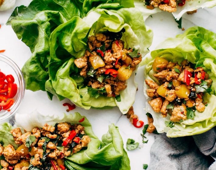 Best Low Carb Chicken Lettuce Wrap Recipes POPSUGAR Fitness UK