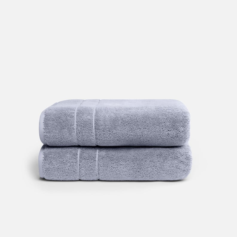 Luxury Super-Plush Spa Bath Towels in Light Grey by Brooklinen - Holiday Gift Ideas