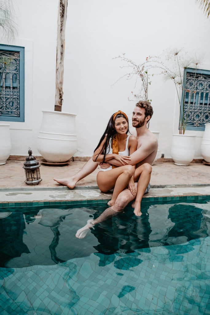 Sexy Moroccan Pool Couples Photo Shoot