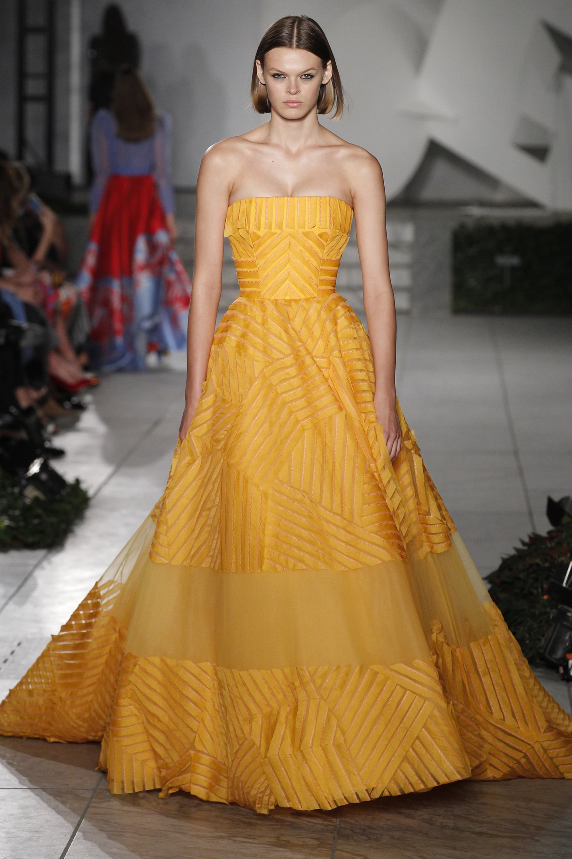 carolina herrera yellow gown