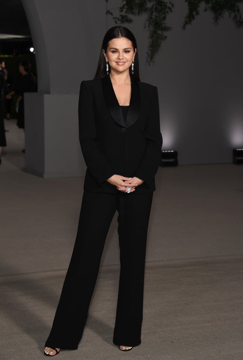 Selena Gomez in Giorgio Armani at the 2022 Academy Museum Gala