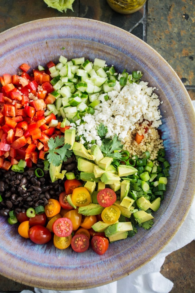 Black Bean Quinoa Salad With a Lime Vinaigrette