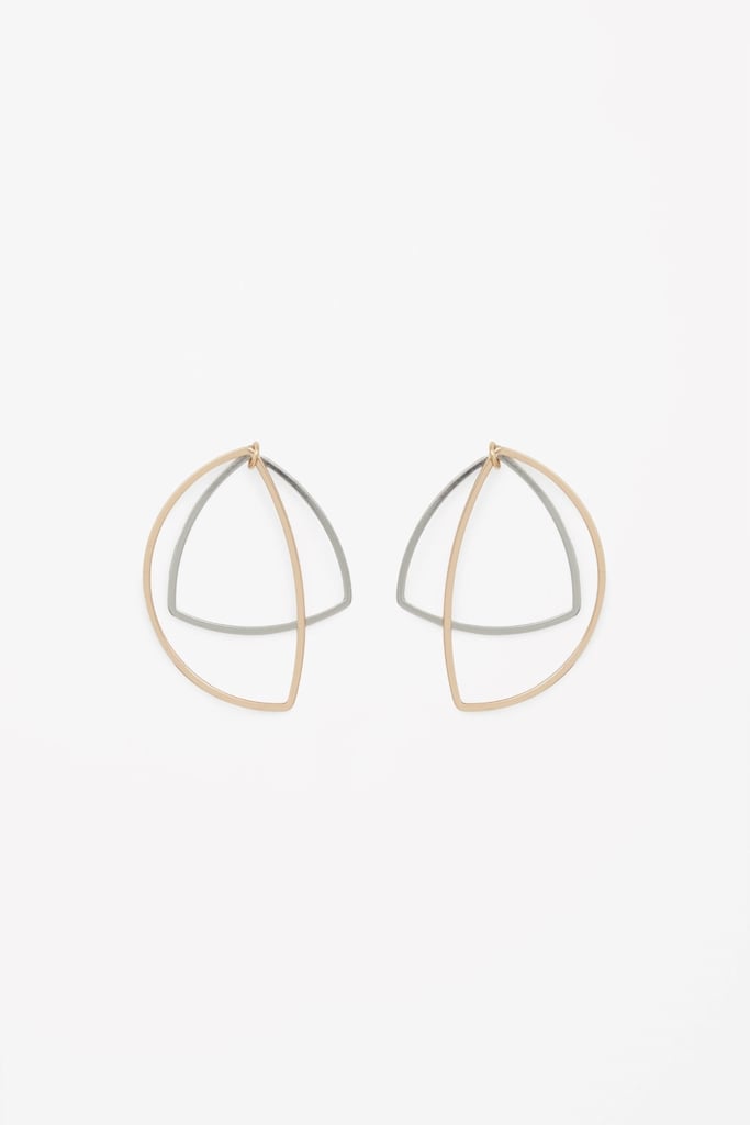 COS Large Contrast Shape Earrings