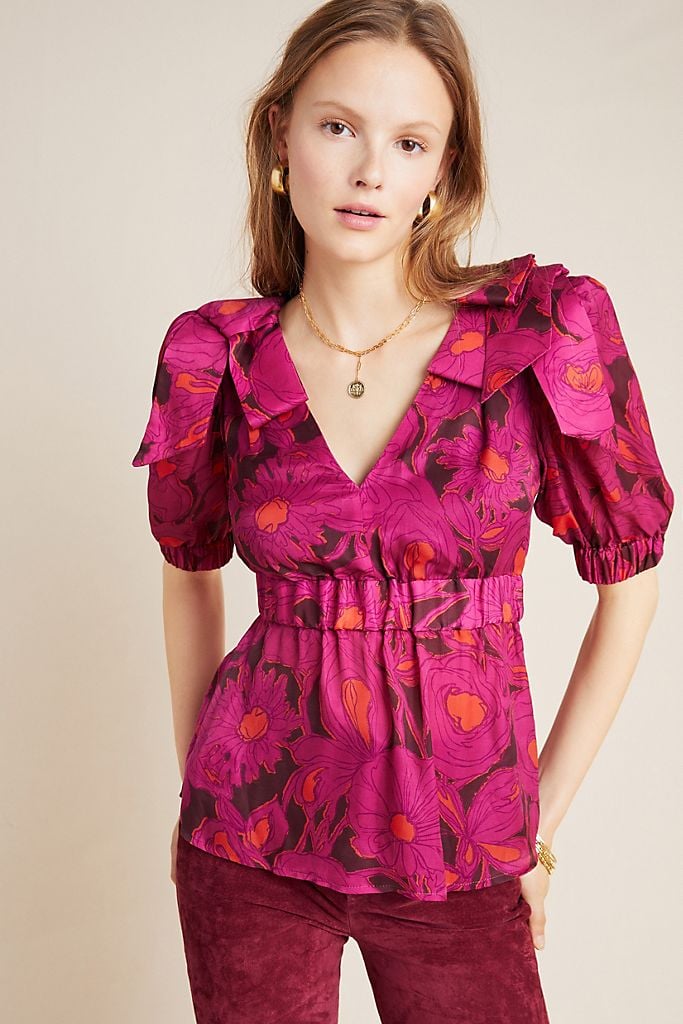 Evelia Babydoll Blouse | Best Anthropologie Clothes on Sale | April ...