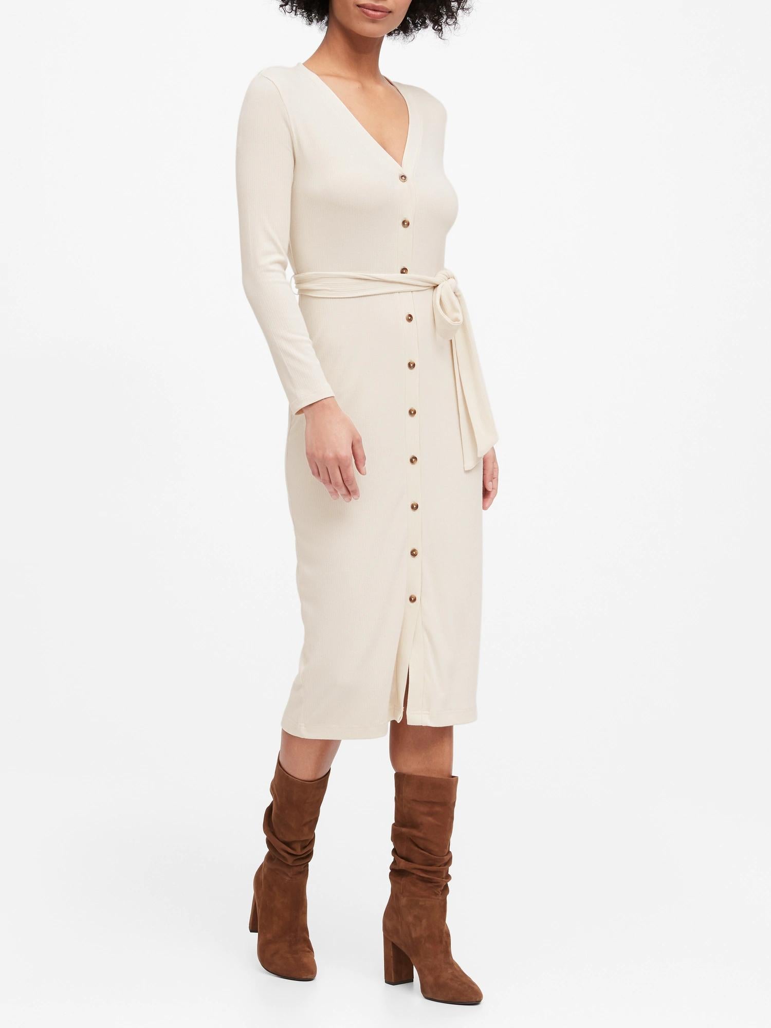 Ribbed Button-Down Dress | Best Spring 