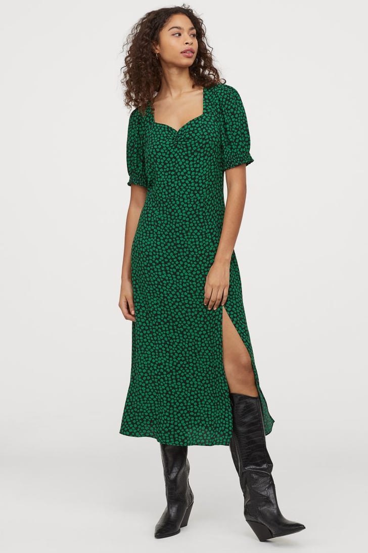 H&M Patterned Dress Best Spring Midi Dresses 2020 POPSUGAR Fashion