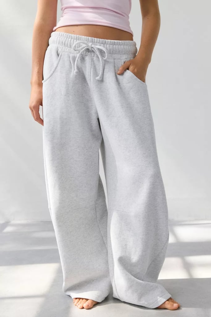 Out From Under Essential Barrel Leg Full Length Sweatpants ($41, originally $59)
Whether you are shopping for a new comforter for your dorm room or a fresh pair of baggy sweatpants for fall, anyone can appreciate the deals happening at Urban Outfitters. Now through August 3, you can get 30 percent off sitewide on bedding, furniture, and wardrobe essentials.