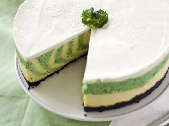 St. Patrick's Day Cheesecake
