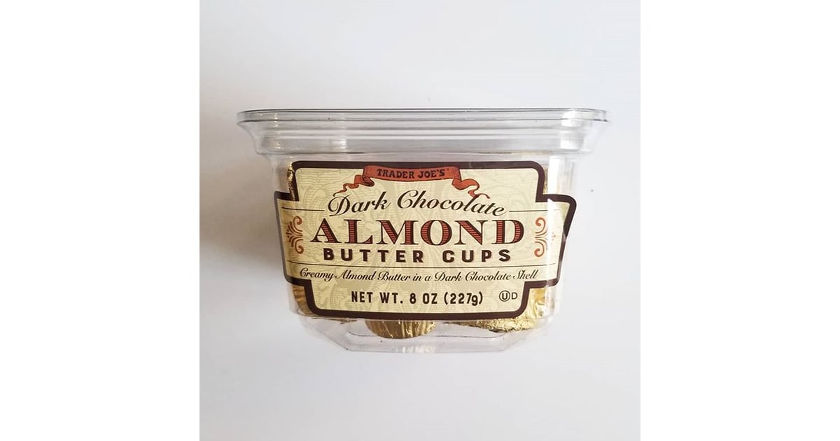 Trader Joe's Dark Chocolate Almond Butter Cups (4) Best Chocolate Foods From Trader Joe's