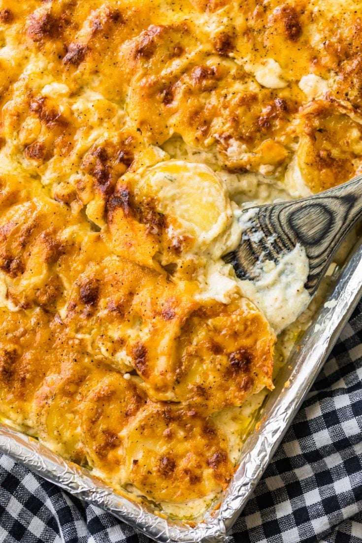 Sheet Pan Scalloped Potatoes