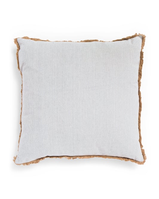 Skinny Stripe Pillow Best Home Decor From TJ Maxx 2019 POPSUGAR