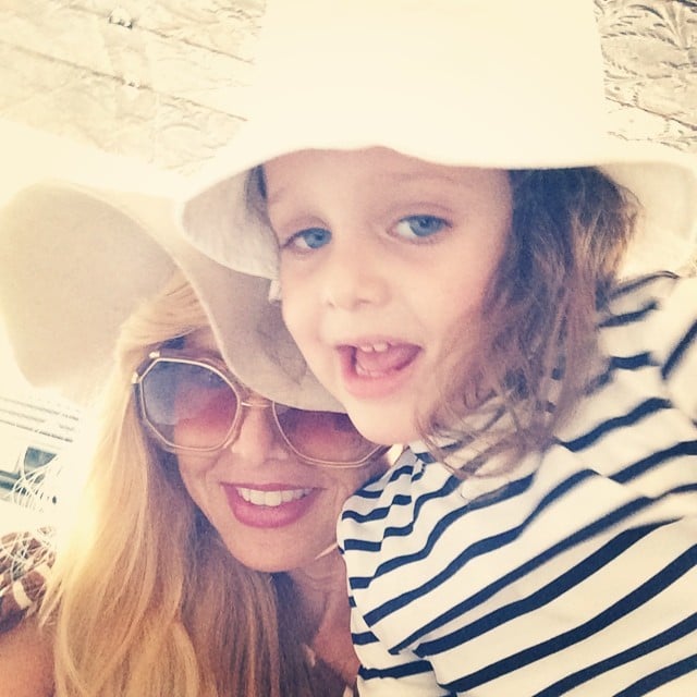 Rachel Zoe and Skyler Berman topped off their beach looks with matching hats.
Source: Instagram user rachelzoe