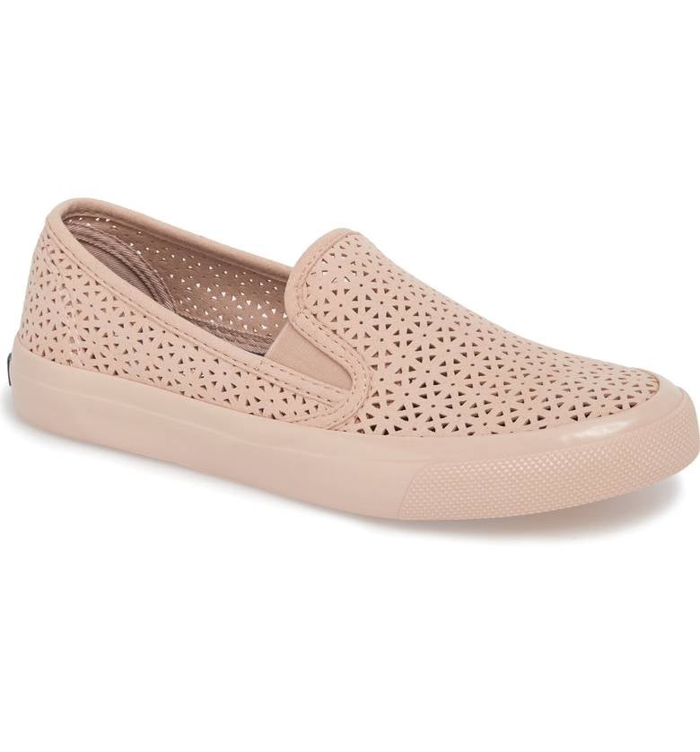sperry seaside nautical perforated sneaker