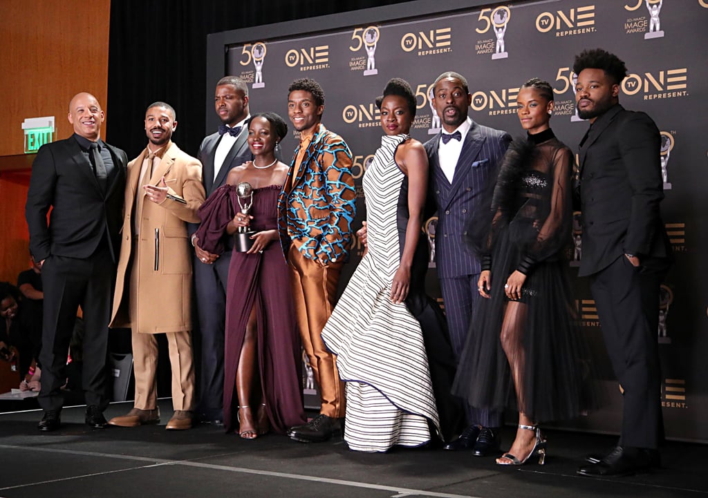 Black Panther Cast at the 2019 NAACP Image Awards