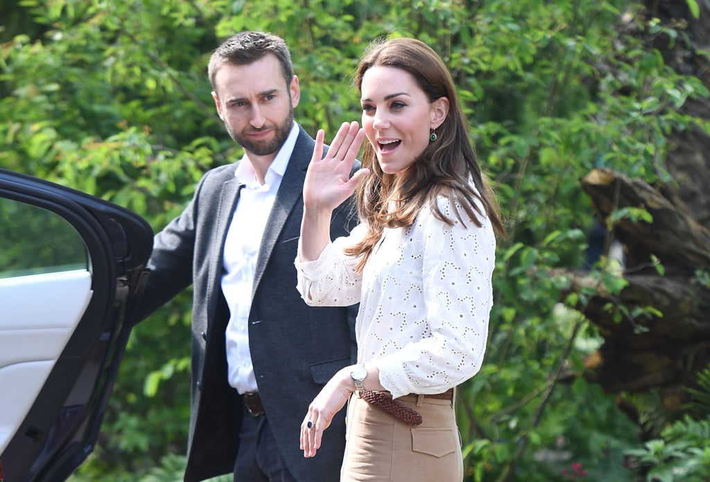 Kate Middleton Wears Wide-Leg Pants at Chelsea Flower Show