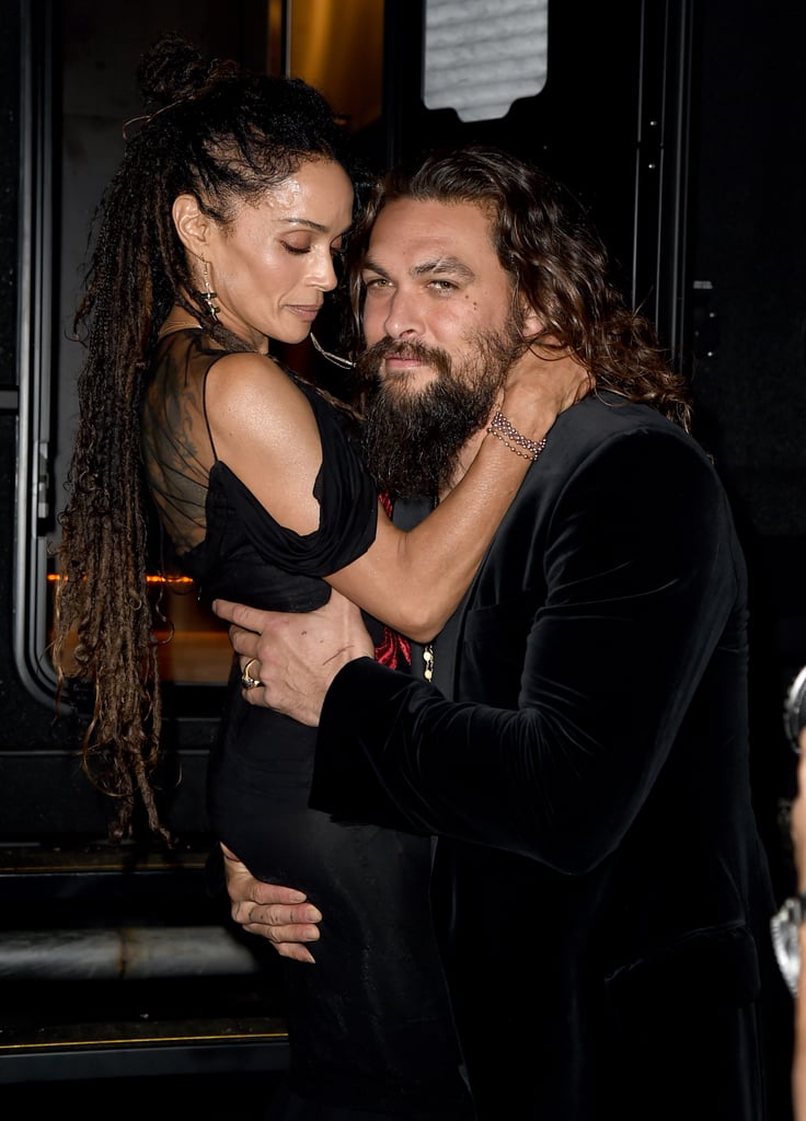 Jason Momoa and Lisa Bonet at the Aquaman Hollywood Premiere