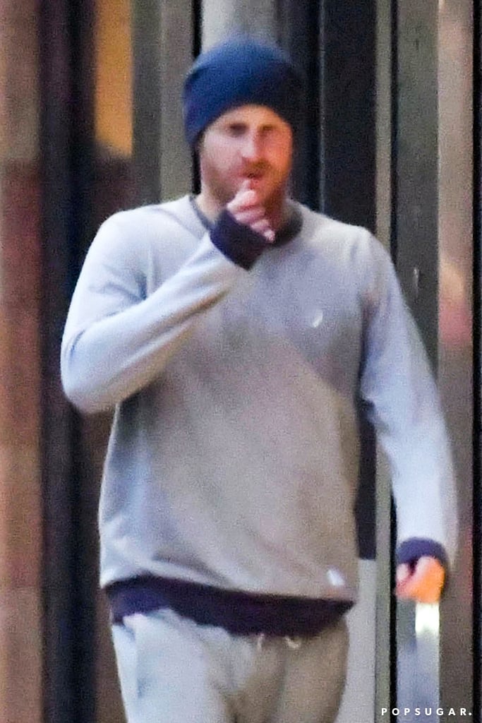 Prince Harry Leaving the Gym in London After Engagement News