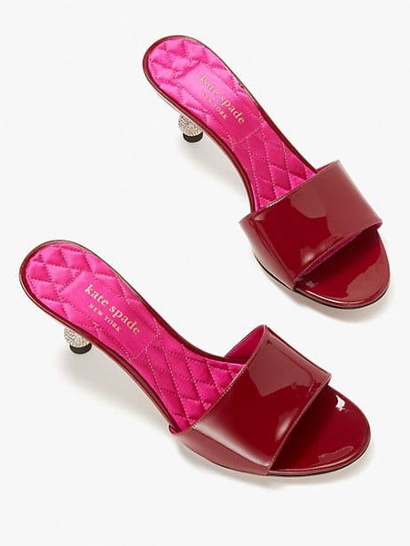 kate spade polished slide sandals
