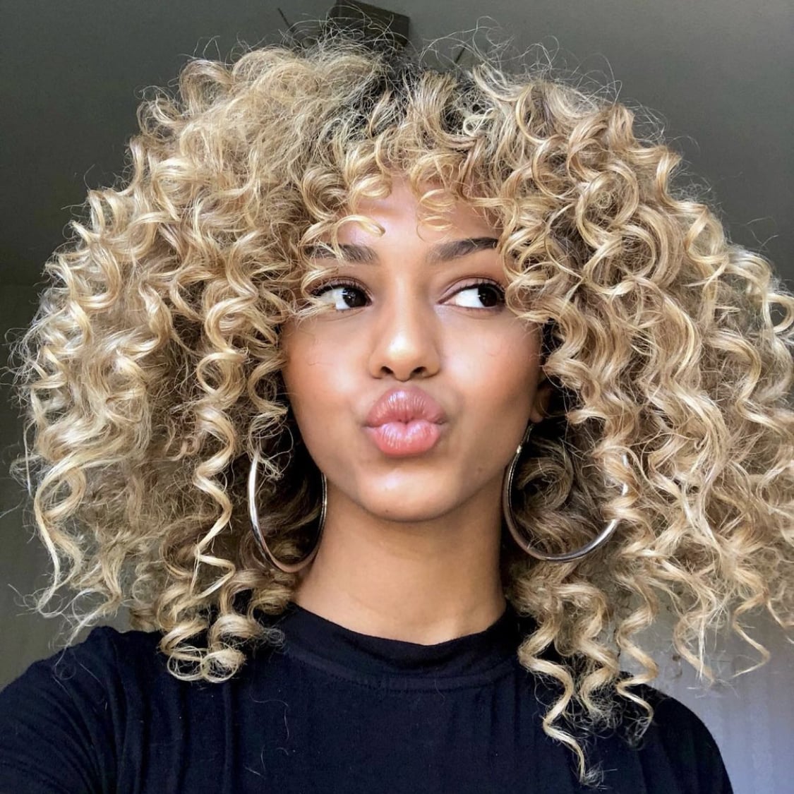 Curtain Bangs On Curly Hair Ideas Inspiration Popsugar Beauty