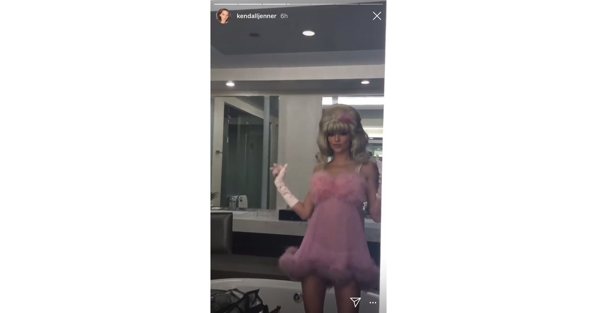 Kendall Jenners Fembot Halloween Costume 2018 Popsugar Fashion Photo 5 1229