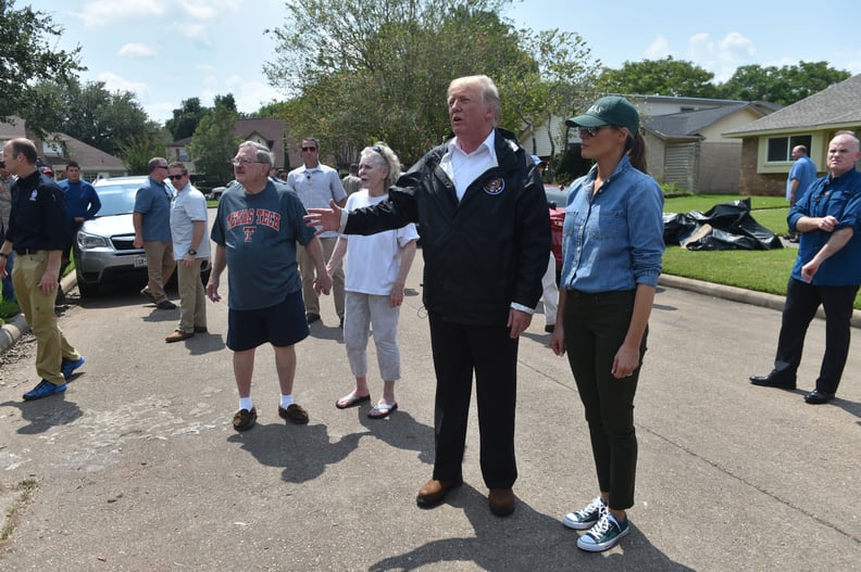 Melania's Green Converse Sneakers