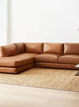 13 Leather Couches That Are Just as Comfy as They Are Chic